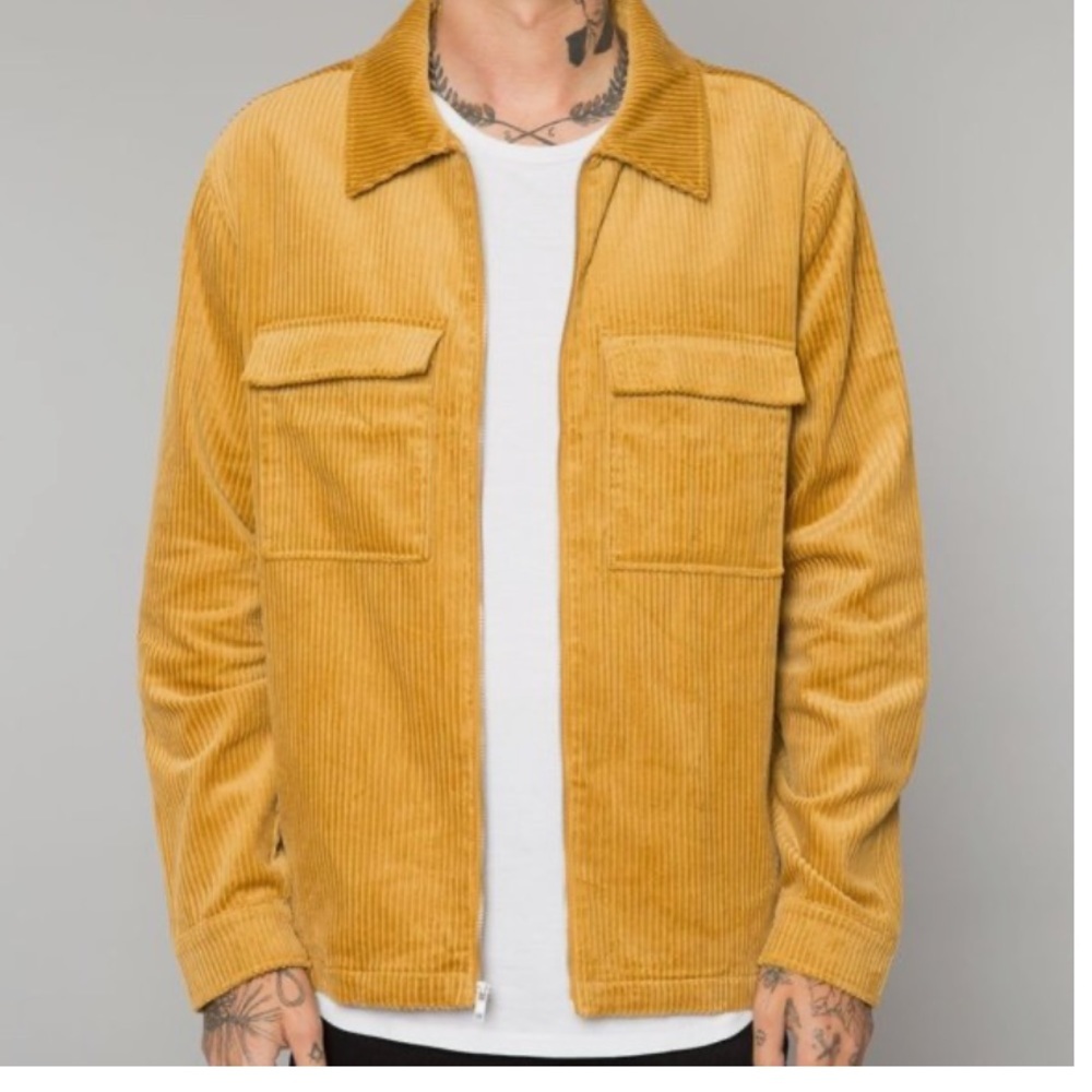 Elwood camel corduroy shaket jacket size medium
